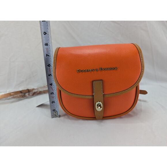 Dooney & Bourke Orange Orange Pebble Grain Cross‎ Body Field Bag New NWT - Picture 11 of 13